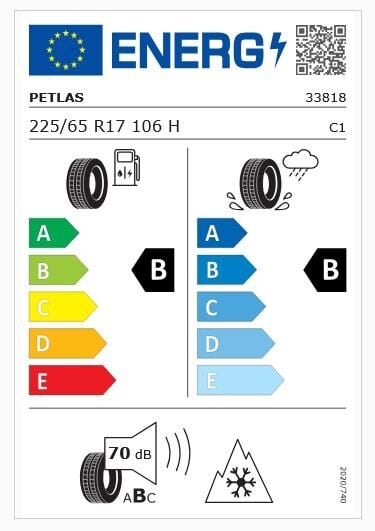 225/65R17 TL 106H REINF. EXPLERO WINTER W671 PETLAS