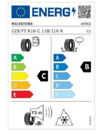 225/75R16 C TL 118/116R 10PR WINTIDE MILESTONE