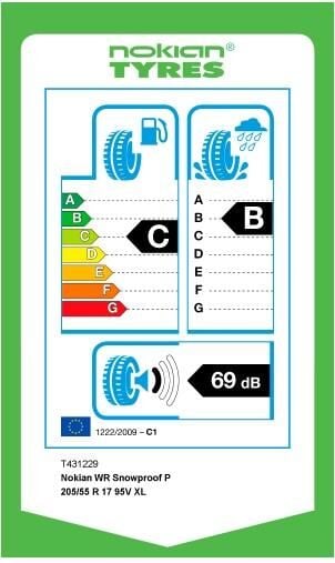 205/55R17 95V XL WR SNOWPROOF P NOKİAN