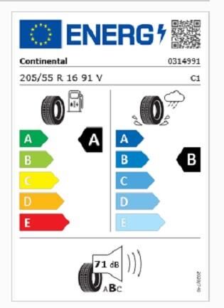 205/55R16 91V EC6 CONTİNENTAL