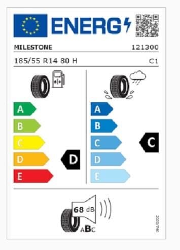 185/55R14 TL 80H CARMILE MILESTONE