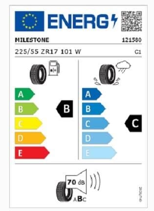 225/55R17 TL 101W REINF. CARMILE SPORT MILESTONE