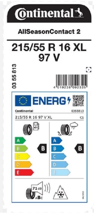 215/55R16 97V XL ASC2 CONTİNENTAL