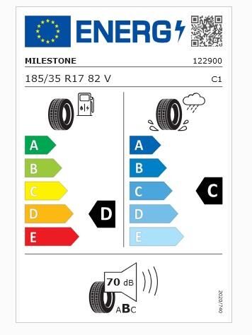 185/35R17 TL 82V REINF. CARMILE SPORT MILESTONE