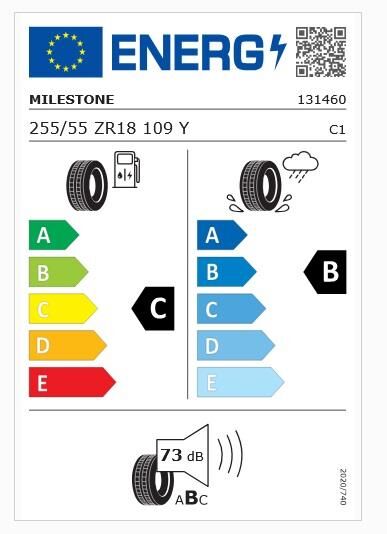 255/55R18 TL 109Y REINF. SUVMILE H/T MILESTONE