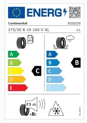 275/35R19 100V XL WC8S CONTİNENTAL