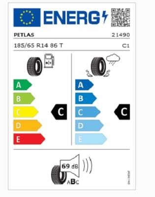 185/65R14 TL 86T PROGREEN PT525 PETLAS