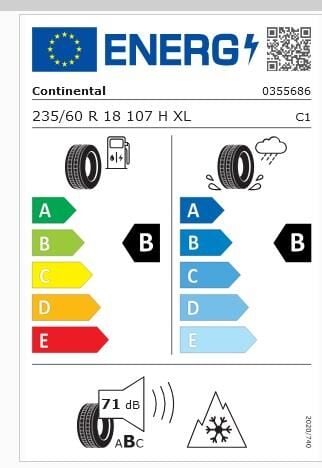 235/60R18 107H XL FR TS870P CONTİNENTAL