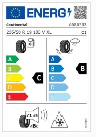 235/50R19 103V XL FR TS870P CONTİNENTAL