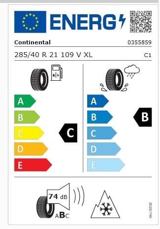 285/40R21 109V XL FR TS870P CONTİNENTAL