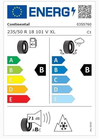 235/50R18 101V XL FR TS870P CONTİNENTAL