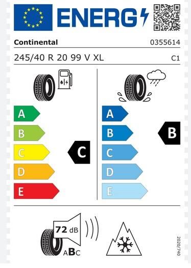 245/40R20 99V XL FR TS860S *MO CONTİNENTAL