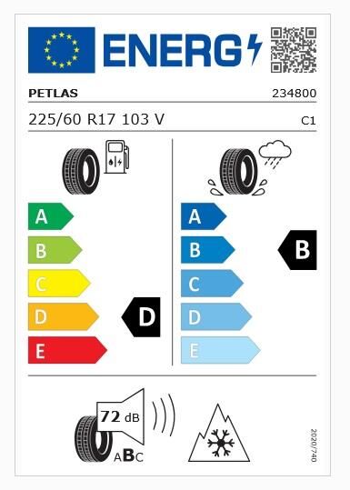 225/60R17 TL 103V REINF. SNOWMASTER 2 SPORT PETLAS