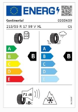 215/55R17 98V XL TS870P CONTİNENTAL
