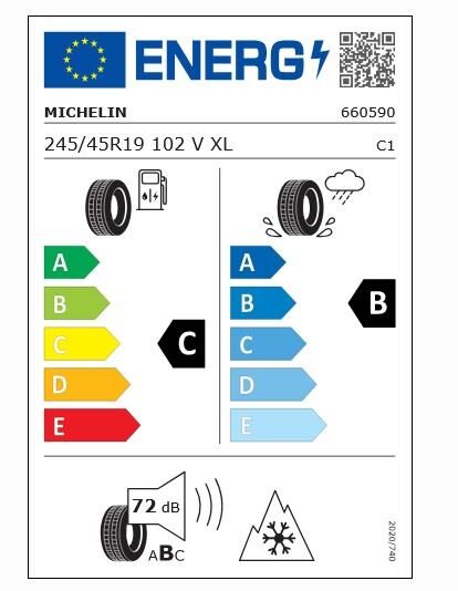 245/45R19 102V XL PILOT ALPIN 5 MICHELIN