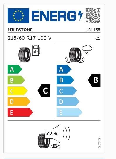 215/60R17 TL 100V REINF. SUVMILE H/T MILESTONE
