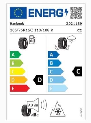 205/75R16 C 110/108R VANTRA ST AS2 RA30 HANKOOK