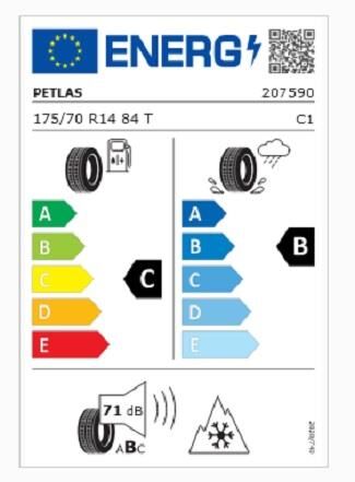 175/70R14 TL 84T SNOWMASTER 2 PETLAS