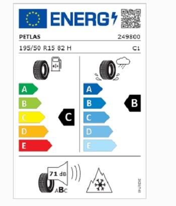195/50R15 TL 82H SNOWMASTER 2 PETLAS