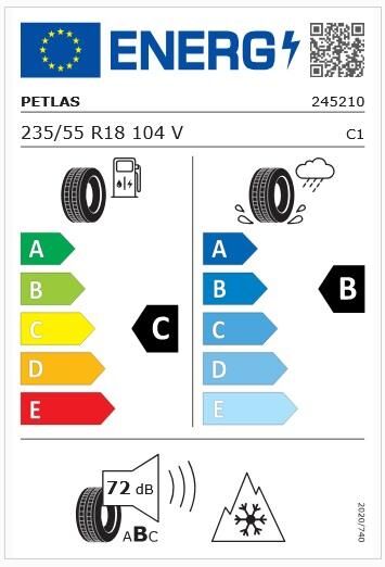 235/55R18 TL 104V REINF. SNOWMASTER 2 SPORT PETLAS