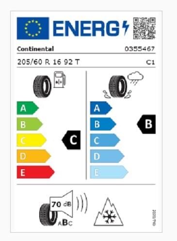 205/60R16 92T TS870 CONTİNENTAL