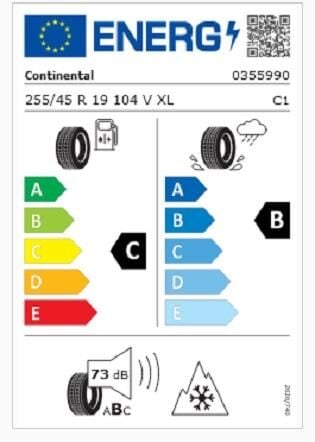 255/45R19 104V XL TS860S TO SIL CONTİNENTAL