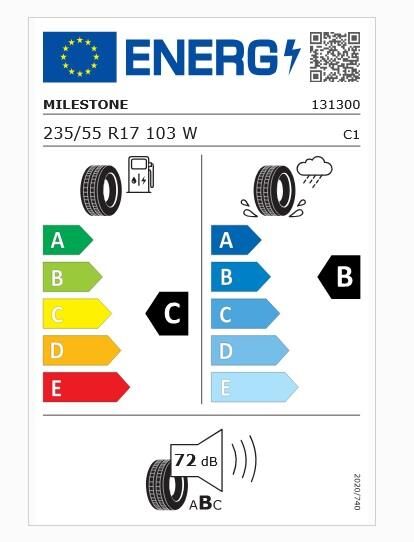 235/55R17 TL 103W REINF. SUVMILE H/T MILESTONE