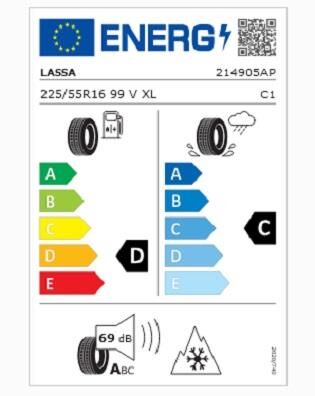 225/55R16 99V XL SNOWAYS 4 LASSA