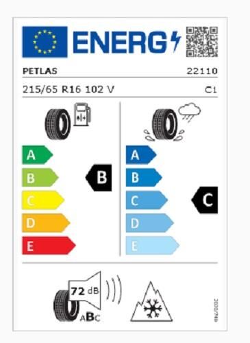 215/65R16 TL 102V REINF. MULTI ACTION PT565 PETLAS