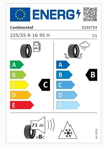 225/55R16 95H TS870P CONTİNENTAL