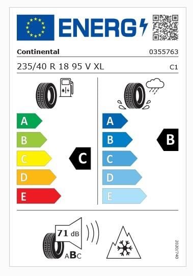 235/40R18 95V XL FR TS870P CONTİNENTAL
