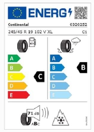 245/45R19 102V XL FR TS870P CONTİNENTAL