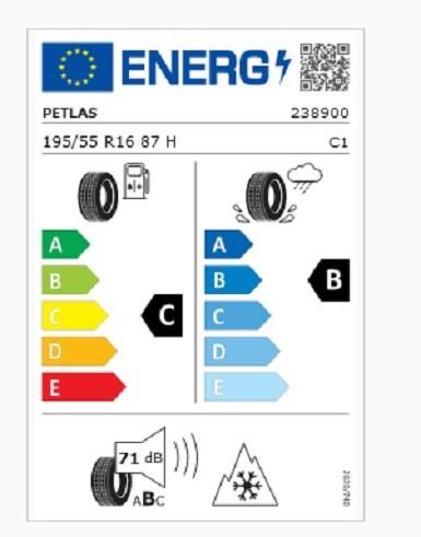 195/55R16 TL 87H SNOWMASTER 2 PETLAS
