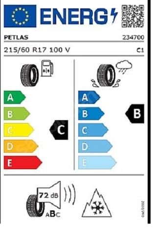 215/60R17 TL 100V REINF. SNOWMASTER 2 SPORT PETLAS