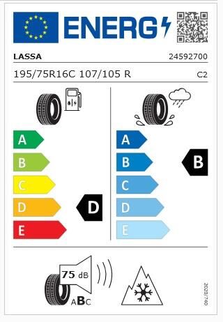 195/75R16 C 107/105R 8PR WİNTUS 2 LASSA
