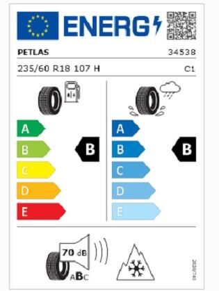 235/60R18 TL 107H REINF. EXPLERO WINTER W671 PETLAS
