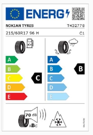 215/60R17 96H SNOWPROOF 2 SUV NOKİAN