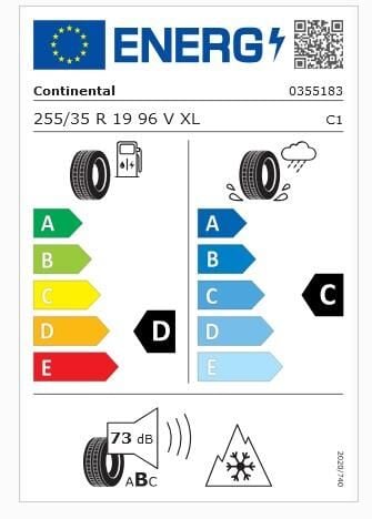 255/35R19 96V XL TS860S SSR CONTİNENTAL