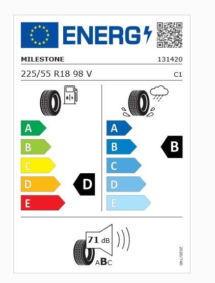 225/55R18 TL 98V SUVMILE H/T MILESTONE