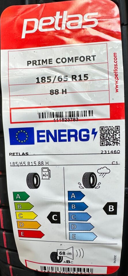 185/65R15 TL 88H PRIME COMFORT PETLAS