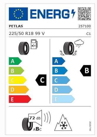 225/50R18 TL 99V REINF. SNOWMASTER 2 SPORT PETLAS