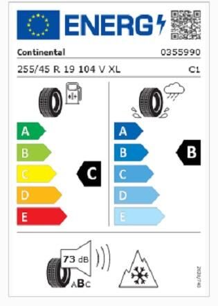 255/45R19 104V XL TS860S TO SIL CONTİNENTAL