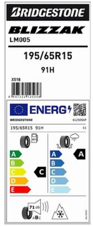 195/65R15 91H LM005 BRIDGESTONE