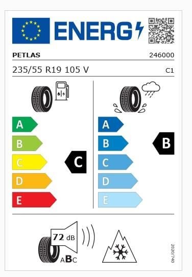 235/55R19 TL 105V REINF. SNOWMASTER 2 SPORT PETLAS