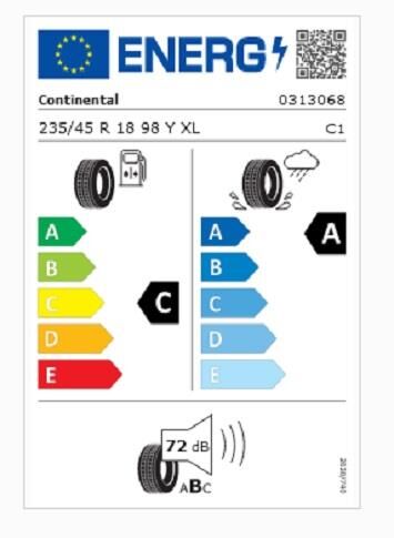 235/45R18 98Y XL FR PC7 CONTİNENTAL