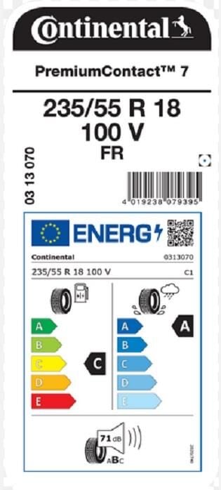 235/55R18 100V FR PC7 CONTİNENTAL