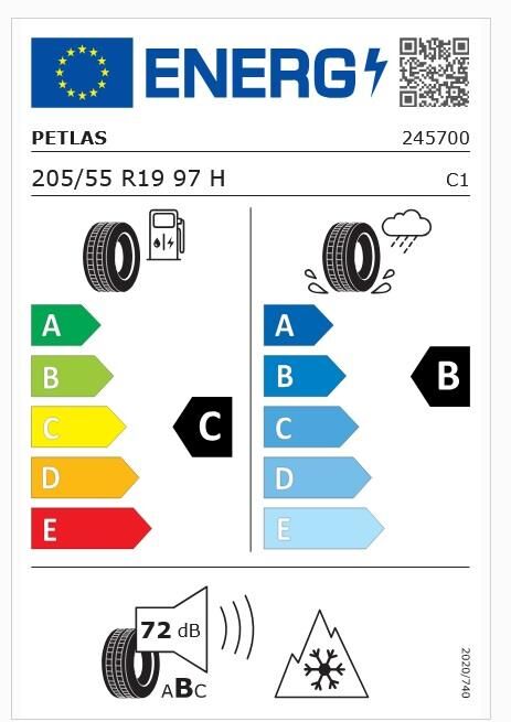 205/55R19 TL 97H REINF. SNOWMASTER 2 SPORT PETLAS