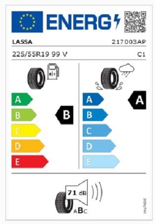 225/55R19 99V COMPETUS H/P 3 LASSA