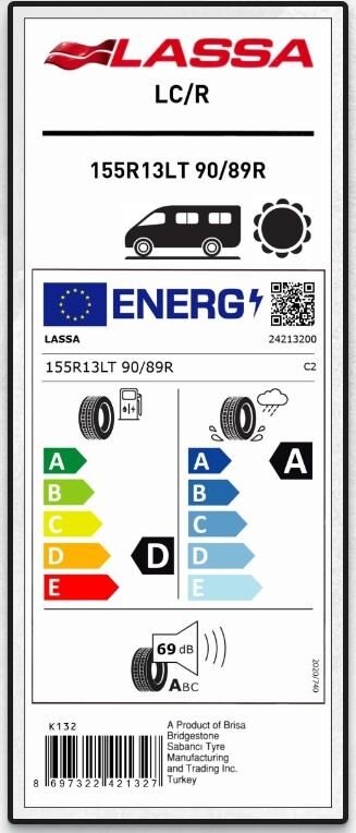 155R13 C 90/89R 8PR LC/R LASSA