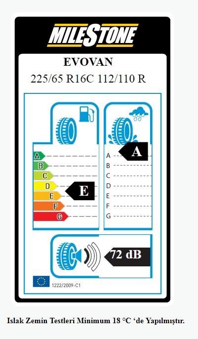 225/65R16 C TL 112/110R 8PR VANMILE MILESTONE
